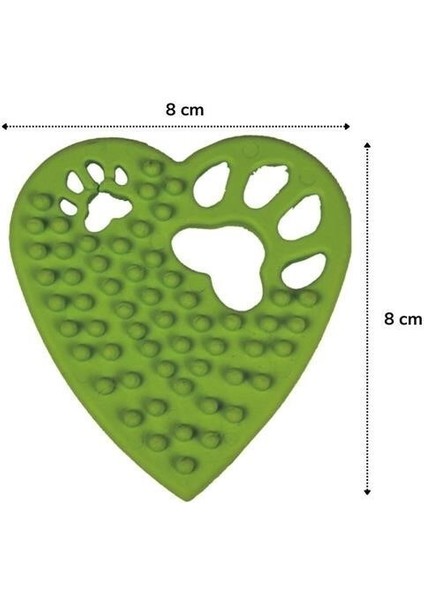 BUFFER® Kalp Şekilli Tırtıklı Evcil Hayvanlar İçin Diş Kaşıma Çiğneme Oyuncağı fiyatları