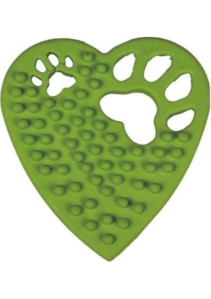 BUFFER® Kalp Şekilli Tırtıklı Evcil Hayvanlar İçin Diş Kaşıma Çiğneme Oyuncağı fırsatları