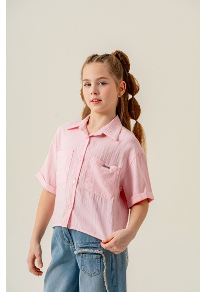 Kız Çocuk Duble Kol Gömlek 3169