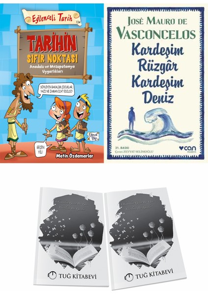 Tarihin Sıfır Noktası Anadolu ve Mezopotamya Uygarlıkları ve Kardeşim Rüzgar Kardeşim Deniz + Hediyeli