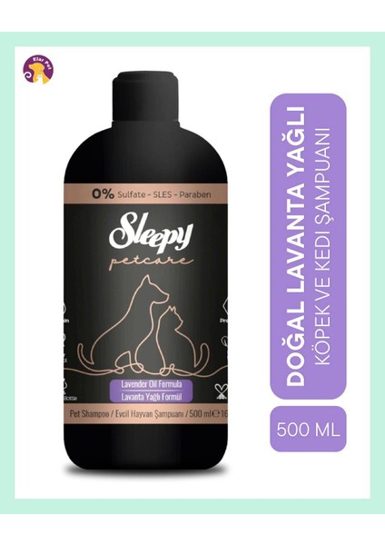 Petcare Evcil Hayvan Şampuanı Lavanta Yağlı 500 ml