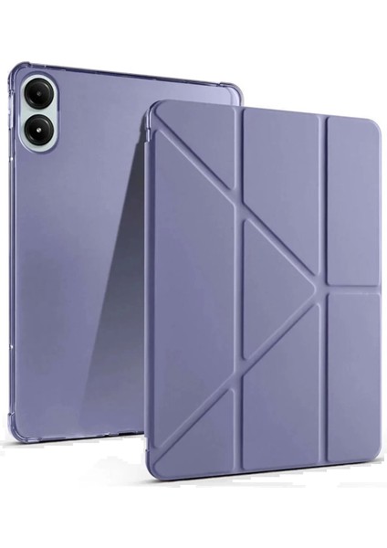 Newface Xiaomi Redmi Pad Pro 12.1 Kılıf Kalemlikli Mars Tablet Kılıfı - Lila