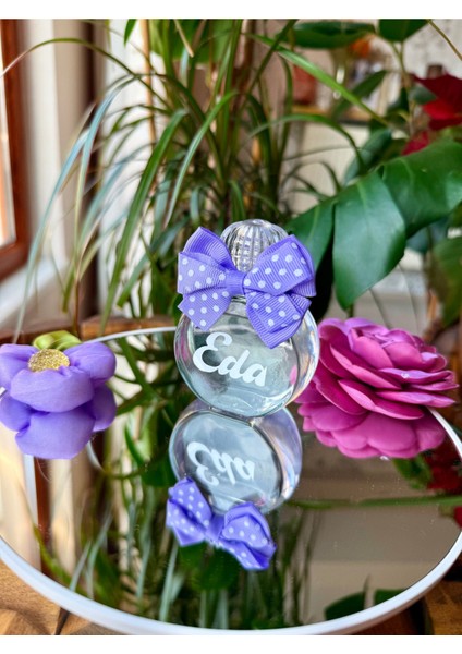 Hediyelik Bebek Cam Kolonya Doğum-Mevlid Hediyesi 50CC 10LU