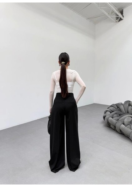 230 gr Poly Viscose Full Lycra Pi̇leli̇ Palazzo Pantolon fiyatları