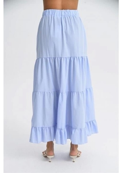 Audrey Fıfrlı Yırtmaç Detay Etek 4037 fiyatları