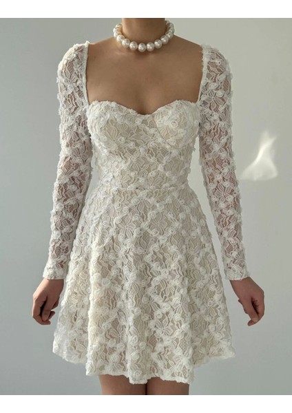 Fers Çiçek Detay Elbise fiyatları