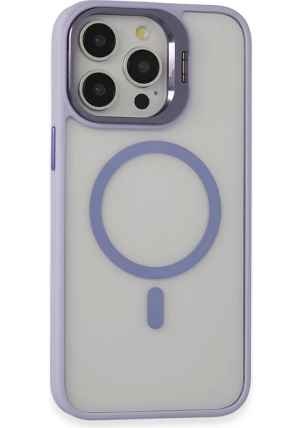 Joko iPhone 15 Pro Max Kılıf Roblox Lens Magsafe Standlı Kapak - Lila