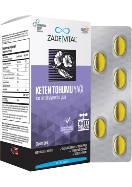 Keten Tohumu Yağı 625 Mg 60 Kapsül fiyatları