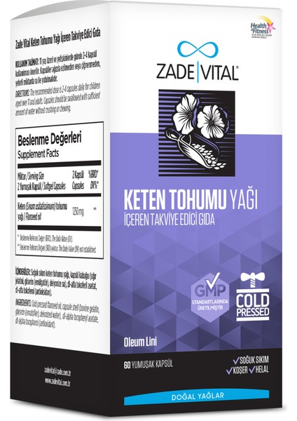 Keten Tohumu Yağı 625 Mg 60 Kapsül fırsatları