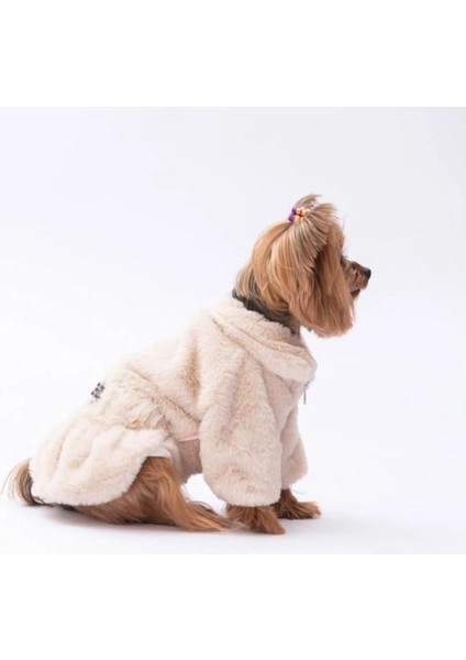 Ekru Paris Küçük Irk Köpek Ceketi fiyatları