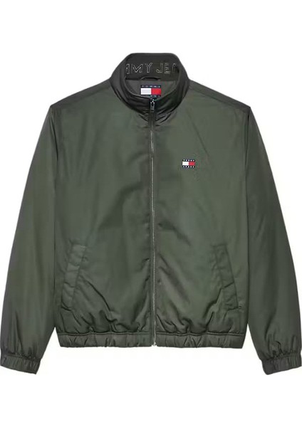 Erkek Dik Yaka Dolgulu Mont - Haki