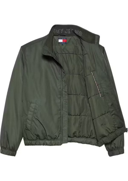 Erkek Dik Yaka Dolgulu Mont - Haki modelleri