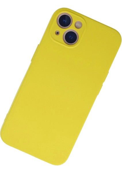Newface iPhone 13 Mini Kılıf Nano Içi Kadife Silikon - Sarı fiyatları