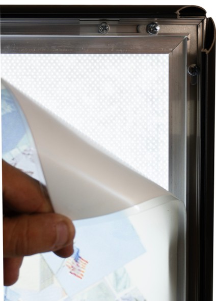 B2 50X70 Neolight LED Işıklı Reklam Panosu - Sac Tabanlı LED Poster Pano - Işıklı Çift Taraflı Pano modelleri