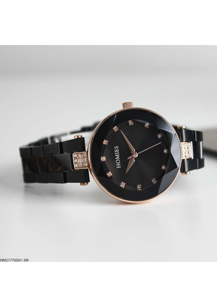 HM21776S01-3M Çelik Kordonlu Kadın Kol Saati