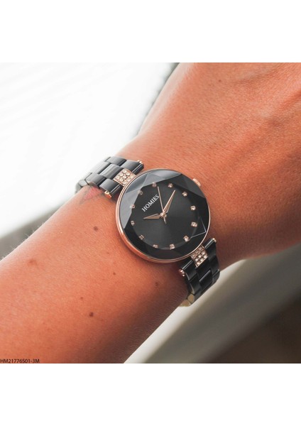 HM21776S01-3M Çelik Kordonlu Kadın Kol Saati modelleri