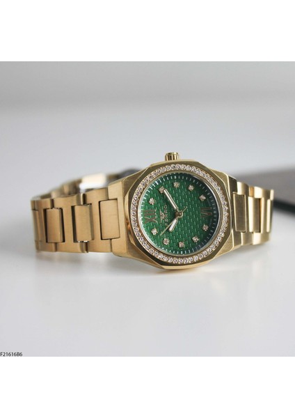 F21616B6 Çelik Kordonlu Kadın Kol Saati