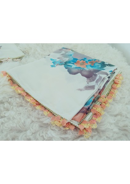 ve Reyhan El Emeği Iğne Oyası Yazma , Fular ,yemeni, Mevlüt Örtüsü ,hediyelik 4 Kenarı Oyalı