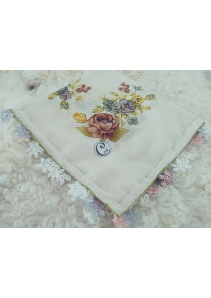 ve Reyhan El Emeği Iğne Oyası Yazma , Fular ,yemeni, Mevlüt Örtüsü ,hediyelik 4 Kenarı Oyalı