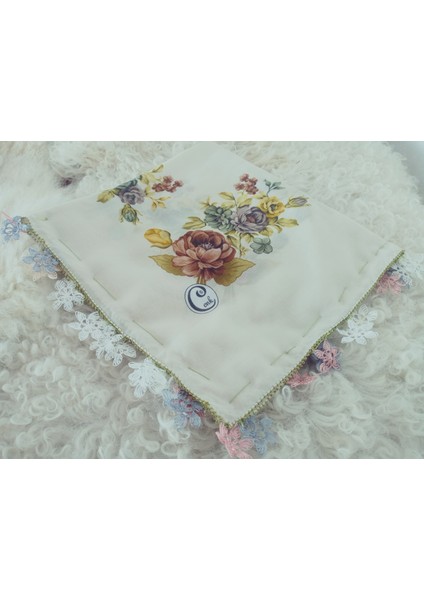 ve Reyhan El Emeği Iğne Oyası Yazma , Fular ,yemeni, Mevlüt Örtüsü ,hediyelik 4 Kenarı Oyalı