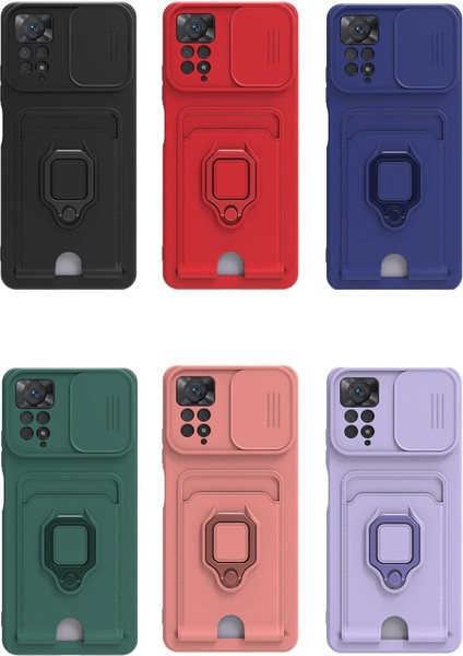 Xiaomi Redmi Note 12 Pro 4g Kılıf Zuma Kartvizitli Yüzüklü Silikon - Yeşil - AKMONL4055-4969 fiyatları