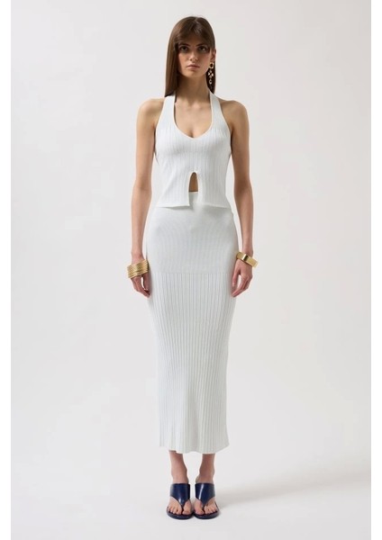 V Detay Dokulu Crop Bluz fiyatları