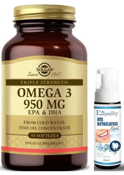 Omega 3 950 Mg 50 Yumuşak Jelatinli Kapsül