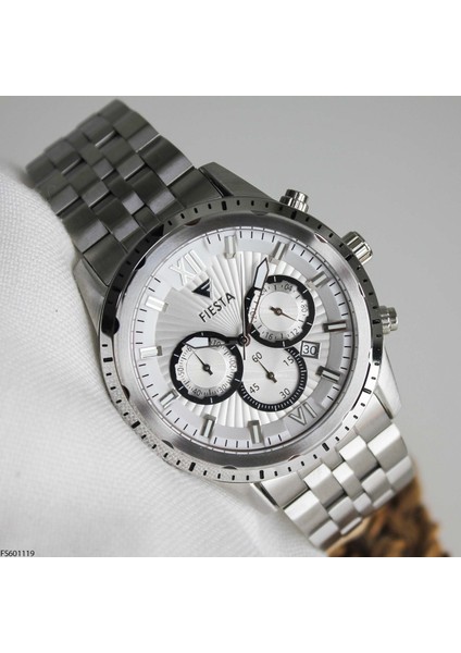 FS601119 Çelik Kordonlu Erkek Kol Saati