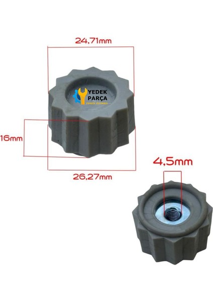 Bir Çok Marka Ile Uyumlu Smoothie/shake Kişisel Blender Bıçak Dişlisi Kaplin Tırtıklı Gri fiyatları