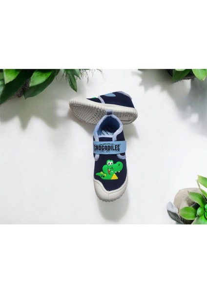 Tam Ortopedik Cırtlı Ayarlanabilir Kaymaz Taban Timsah Figürlü Kreş Anaokulu Ev Panduf fiyatları