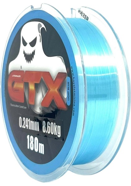 Ghost Misina 180M 0.241MM 8.60KG Mavi Fluorocarbon Coated fiyatları