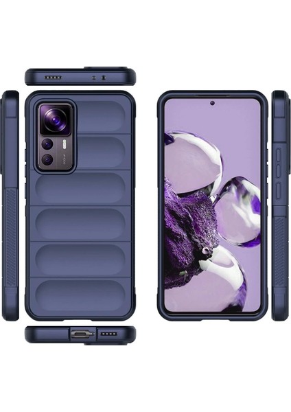 Newface Xiaomi Mi 12T Pro Kılıf Optimum Silikon - Lacivert modelleri