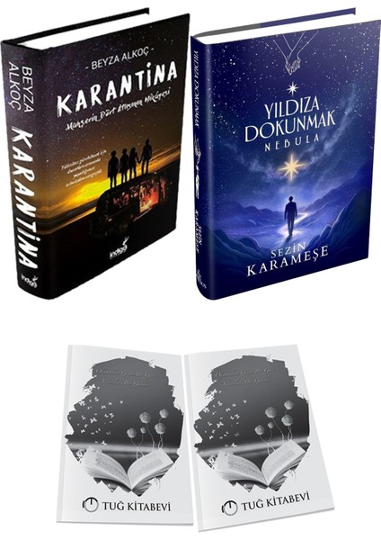 Yıldıza Dokunmak 2 Nebula Ciltli ve Karantina 1 Ciltli Beyza Alkoç 2li Set + Hediyeli