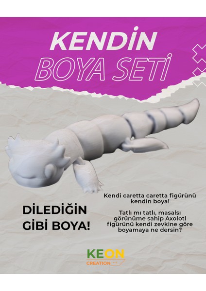 Kendin Boya Seti – Sevimli Axolotl fiyatları