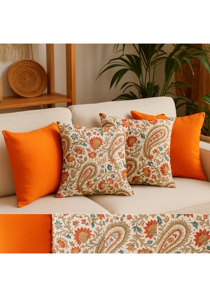 Bohem Duck Kumaş Kırlent Kılıfı 4’lü Set 🍂 Sonbaharın En Sıcak Kampanyası: 4 Al, 1 Öde! fiyatları