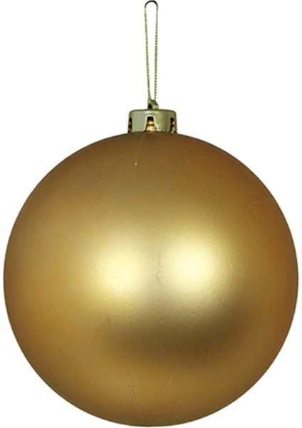 Yılbaşı Süsü Mat Top Şampanya 25 cm