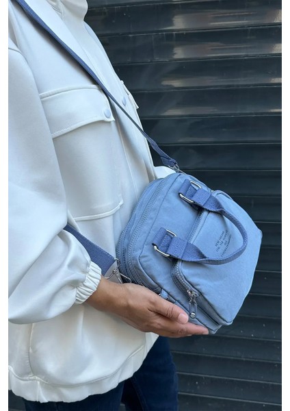 Ithal Klinkır Kumaş Unisex Omuz Çantası fiyatları