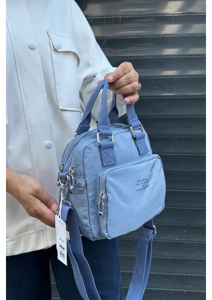 Ithal Klinkır Kumaş Unisex Omuz Çantası modelleri