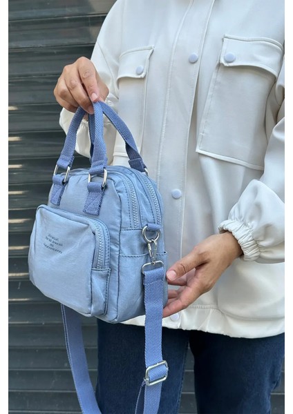 Ithal Klinkır Kumaş Unisex Omuz Çantası indirimleri