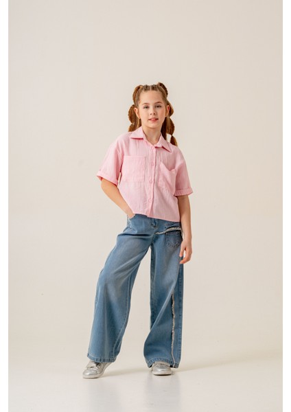 Kız Çocuk Duble Kol Gömlek 3169 fiyatları