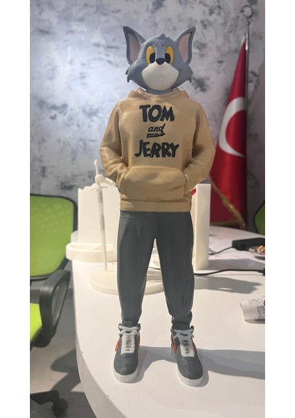 Tom & Jerry Koleksiyon Figürü – 32 cm Hediyelik Dekoratif Biblo