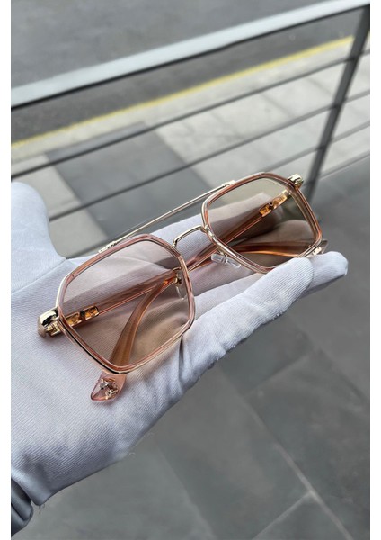 Rose Gold Erkek Güneş Gözlüğü UV400 Koruma modelleri