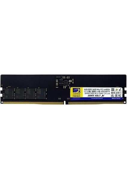 Twınmos 16GB Ddr5 5600MHZ Pc Ram Value TMD516GB5600U46WO