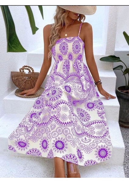 Dijital Baskılı Elbise