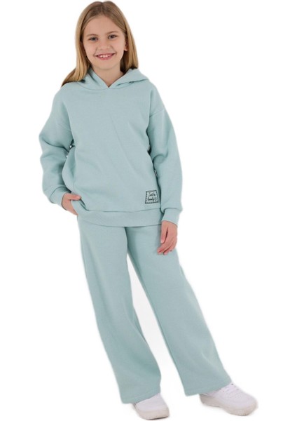 Kız Çocuk Yeşil Eşofman Takım 3692-G