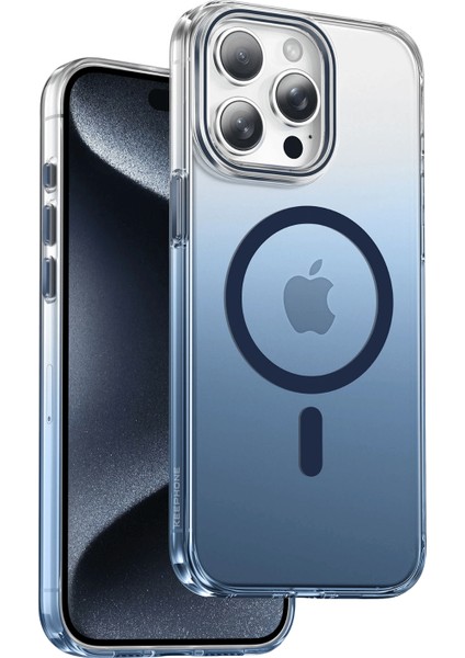 iPhone 15 Pro Max Uyumlu Aurora Manyetik Şarj Destekli Kılıf