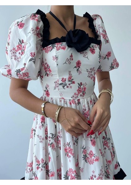 Wismar Gül Detay Elbise fırsatları