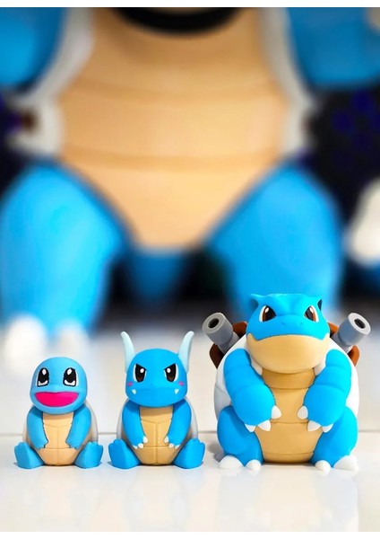 15 Adet Mega Pokemon Figür Seti Mewtwo, Blastoise, Charizard, Pikachu, Bulbasaur 5-8 cm