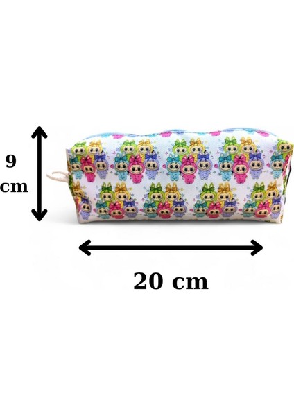Labubu Baskılı Kalemlik- Okul Kalemliği-Makyaj Çantası ve Kalem Hediyeli fiyatları