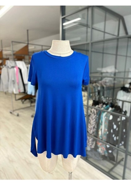 Kadın Türlü Viskon Kumaş Yırtmaç Detaylı Bluz fırsatları